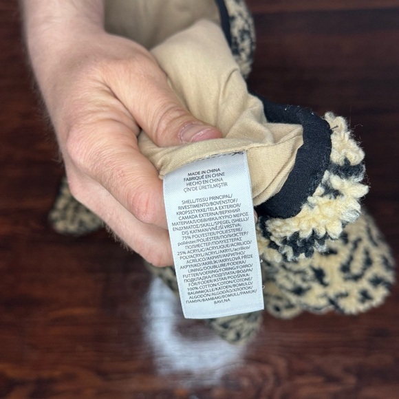 Polo By Ralph Lauren Cheetah Print Sherpa Fleece 1/2 Zip - Girls Size 7 - EUC - Picture 5 of 5